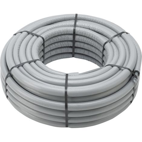 Viega Rohr Raxofix 5302.5 mit 9mm Dämmung in 16x2,2mm Kunststoff grau (1/3)