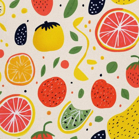 Tela decorativa para exteriores Oxford - Motivo frutal DX6126 (1/5)