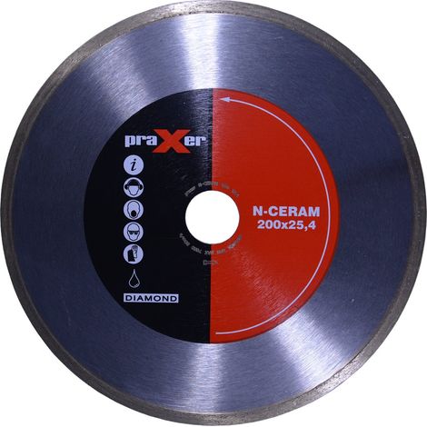 N-CERAM 200mm PRAXER Diamantscheibe für Fliesen