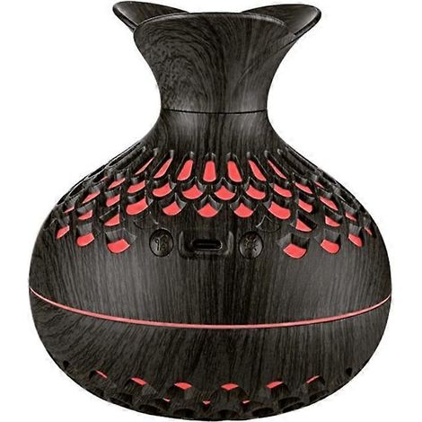 300 ml USB humidificateur air mini bureau hollow vase shape avec colorful nuit lights B (1/5)