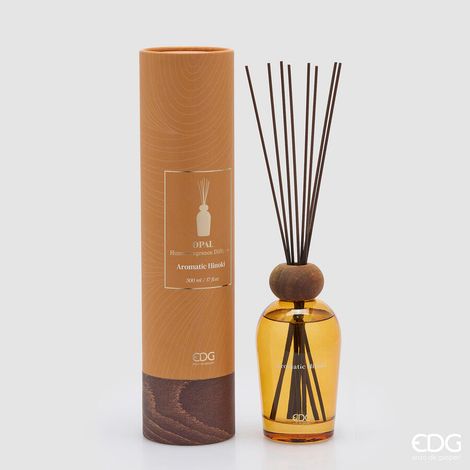 EDG Enzo De Gasperi Profumatore Bottiglia Opal 500 Ml H 18,5 Cm Aromatic Hinoki