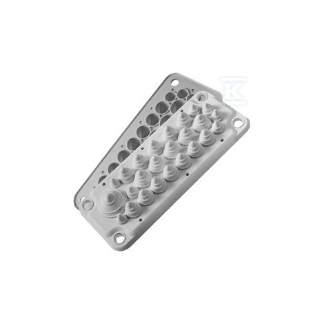 LMC25 IP54, buje multiorificio gris