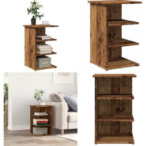 vidaXL Sideboard Altholz-Optik 35x35x55 cm Holzwerkstoff (1/5)