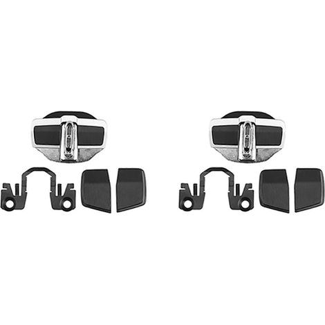 Deux jeux de protections de stabilisateurs de verrouillage de porte TRD et de couvercles de butée de loquet compatibles avec tous les modèles BRZ, XV, Forester, Ley, Outback et WRX.