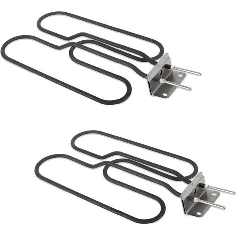 Lot de 2 Chauffage électrique pour Barbecue Compatible avec Weber 66631 Weber Q140 Q1400,élément Chauffant de Rechange pour barbecues,Tube Chauffant pour Barbecue
