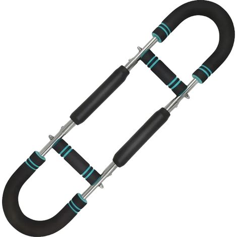Entrenador de agarre para antebrazos, resistencia ajustable, diseño compacto, 1 unidad (1/2)