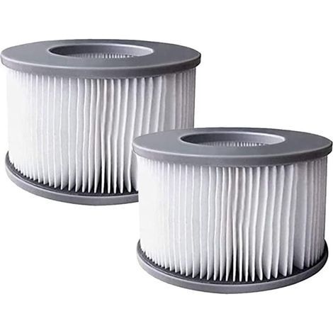 Lot de 2 cartouches filtrantes pour jacuzzi pour piscines gonflables MSpa, pour tous les bains à remous actuels, cartouches gonflables pour piscines thermales FD2089