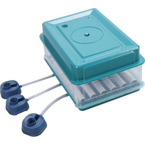 Incubateur avec éclairage LED, rotation automatique, contrôle de l'humidité, prise verte européenne (220 V), 24 œufs (1/5)