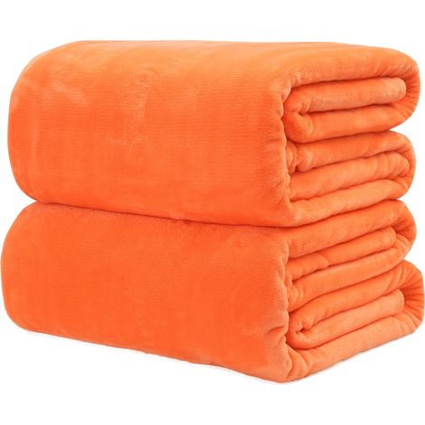 Plaid - Fleece - 150 x 200 cm - Polyester - Lavable En Machine - Pour Lit Canapé Chambre - 1 Pièce (1/5)
