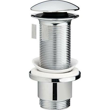 Bonde de lavabo 32mm – Commande à bouchon poussoir – Longueur 11,5 cm – Installation sanitaire efficace