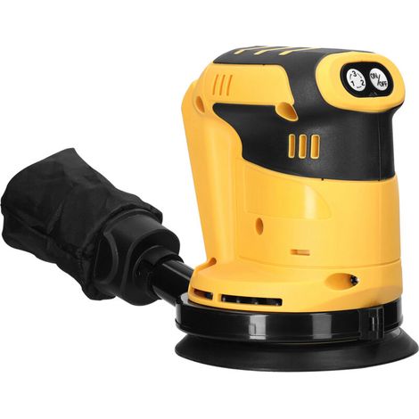 This 125mm cordless electric rail sander is ideal for sanding wood, automotive polishing, and metal polishing. It has 3 speeds. (1/5)