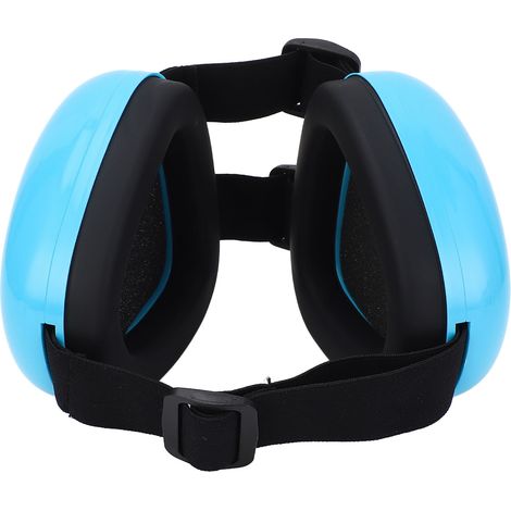 Casque antibruit pour chien, confortable, réglable et léger, bleu. (1/5)
