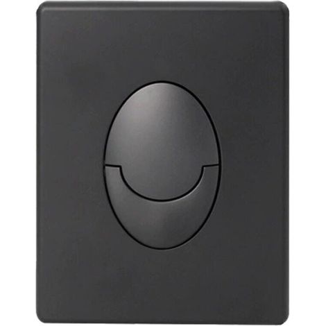 Compatible avec GROHE Skate Air - Panneau de recouvrement du réservoir (économie d'eau, fonctionnement à 2 volumes et démarrage et arrêt, surface durable) / 38505KF0 noir (1/4)