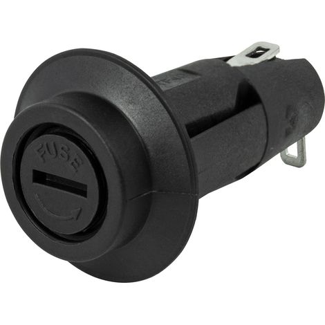 Porte-fusible monté sur panneau RS PRO taille 5 x 20mm 6.3A 250V c.a.