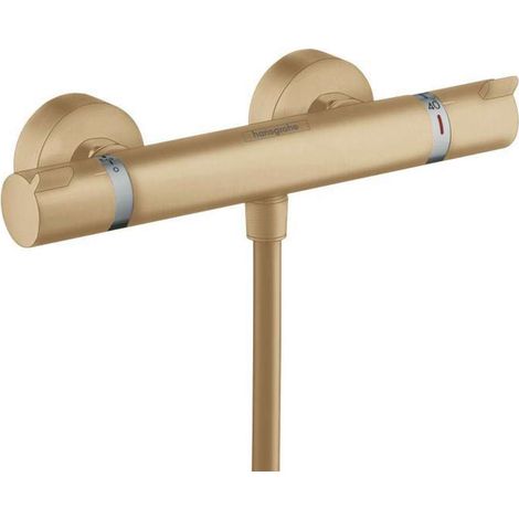 Hansgrohe Ecostat Comfort - Miscelatore doccia termostatico, bronzo spazzolato 13116140 (1/3)