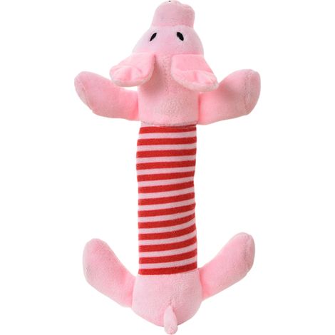 Jouet pour chien froissé, peluche pour chien, jouet à mâcher pour petits et moyens chiens, jouet couineur pour chiot, jouet de dentition interactif. (1/5)