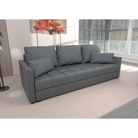 AX LIVING Schlafsofa Modern Dolceo – 226 cm breit, Farbe Anthrazitgrau