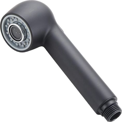 G1/2" Handheld Shower Faucet, Kitchen Shower Head, Bathroom Replacement, Matte Black (1/5)