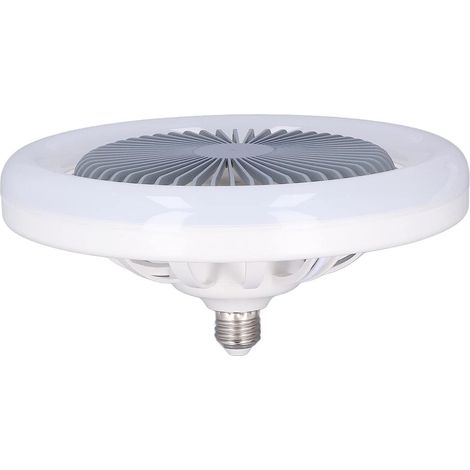 Geschlossener Deckenventilator mit Beleuchtung, 30 W E27 LED-Lüfterleuchte, 85–265 V, Deckenventilator mit Beleuchtung und Fernbedienung, kleiner Deckenventilator