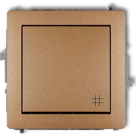 Deco Cross Connector Gold Metallic 8DWP-6 (1/2)