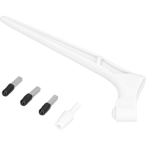 Bastel-Schneidewerkzeug-Set mit 360° drehbarem Schnitzmesser für DIY-Handarbeiten (Weiß) (1/5)