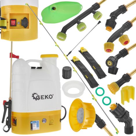 Geko Pulverizador 16 litros batería Li-ion 12V