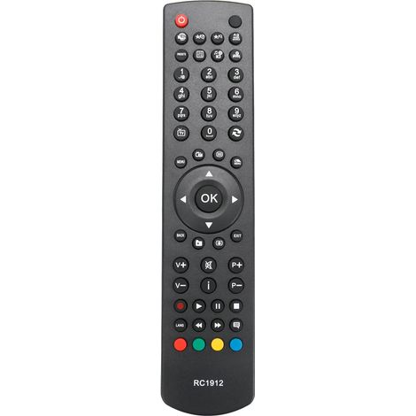 Télécommande Rechange pour Kunft HD TV 32VDLM15, 395VDLM14 (V2), 22VLM14 (V2), 24VLM14 (V2), 22VLM15 (V2), 24VLM15 (V2), 22VLN14, 24VLN15, 32VDLM13 (V2) (1/3)
