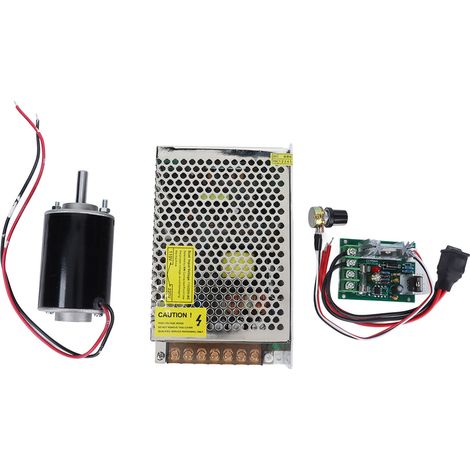 Moteur à aimant permanent DC 30W XD-3420 24V 7000RPM, rotation CW/CCW, haute vitesse, contrôleur d'alimentation intégré (1/5)