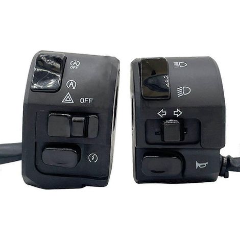 Bouton de klaxon de remplacement, clignotant, phare et interrupteur de démarrage compatibles avec NVX155 et NMAX15 (1/5)
