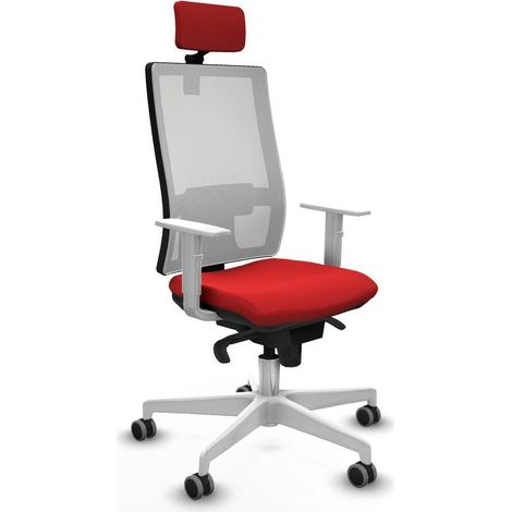 Piqueras y Crespo Sedia da Ufficio Moderna Rossa Confortevole