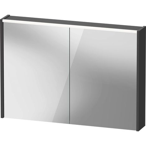 Duravit D-Code Spiegelschrank, Steckdose Typ J (CH, LI), 2 Türen, (1/2)