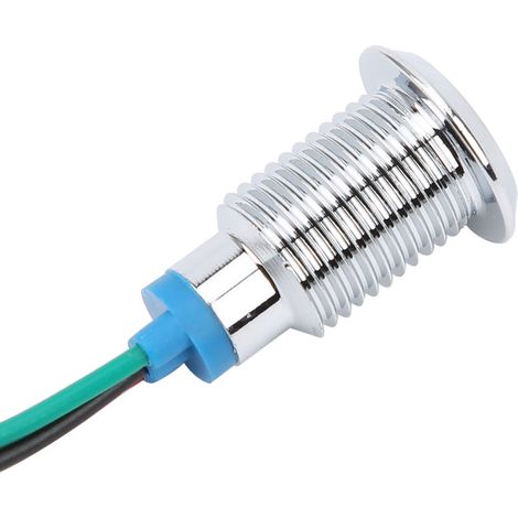 Quatre ensembles vendus ensemble, voyant LED bicolore étanche en métal de 10 mm, 3-6 V rouge/vert. (1/5)