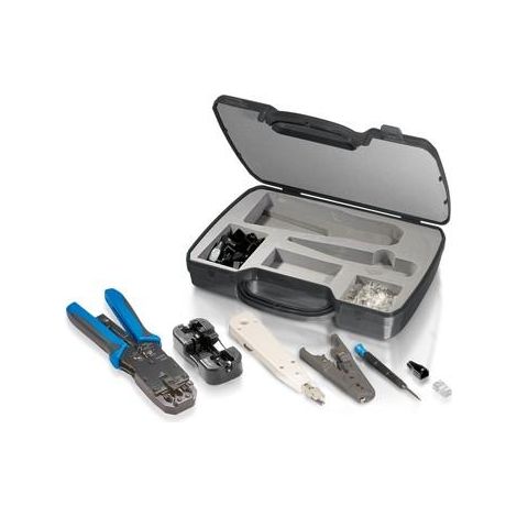 Equip Kit d'outils réseau noir bleu gris blanc (1/3)