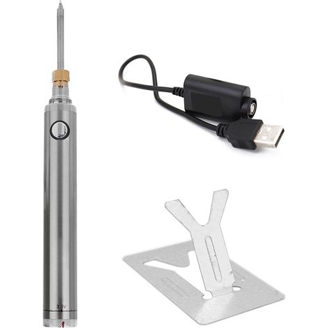 [JAMAIS UTILISÉ]Fer à souder sans fil, mini fer à souder portable avec batterie et port USB, outils de soudage (1/5)