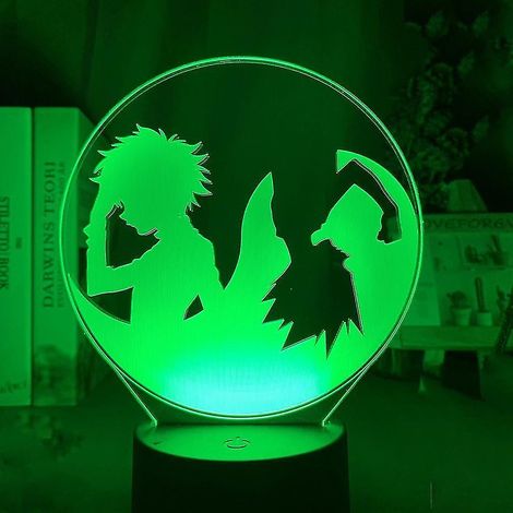 Lampe de chevet LED 3D Hunter à changement de couleur