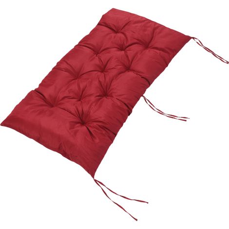 Coussin antidérapant pour banc d'intérieur/extérieur, idéal pour balancelle ou fauteuil suspendu de jardin, avec assise 2 places en osier. Dimensions : 150 x 50 cm (59,06 x 19,69 pouces), couleur bord (1/5)