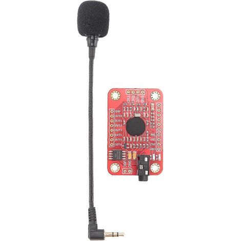 Module de reconnaissance vocale V3, reconnaissance rapide, compatible Arduino, prend en charge 80 types de voix, carte son simple WHBYV (1/4)