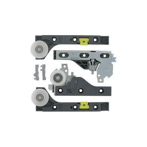 Ferrure slideline m sans amortisseur - Charge : 30 kg - Version : Sans amortisseur - HETTICH