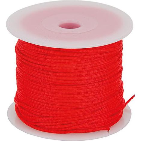 corde de macon rouge 2mmx100m