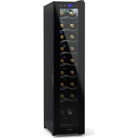 Klarstein Shiraz 18 Slim Uno - Frigorifero per vini, 18 bottiglie, 5-18 °C, controllo touch (1/5)