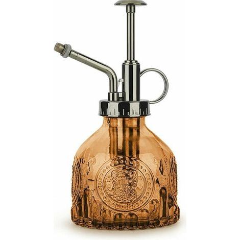 Brumisateur de plantes en verre 200 ml, flacon pulvérisateur vintage avec pompe supérieure, pulvérisateur de fleurs de jardin à brume fine petit arrosoir décoratif pour plantes succulentes d'intérieur (1/5)