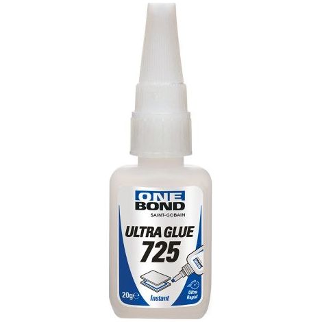 ADESIVO ISTANTANEO 'ULTRA GLUE 725' gr. 20