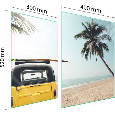 GLASSCHUTZPLATTE FÜR HERD 70x52 AUTO (1/5)