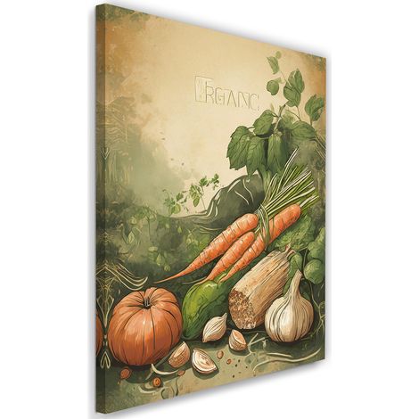 Tableau déco Légumes cuisine aliments 60x90 (1/5)