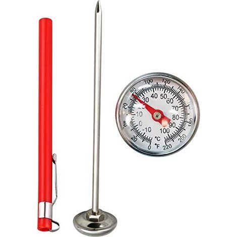 Umweltfreundliches Bodenthermometer zur Messung der Temperatur aus Edelstahl für die Verwendung in Lebensmitteln Wasserdichtes (1/5)