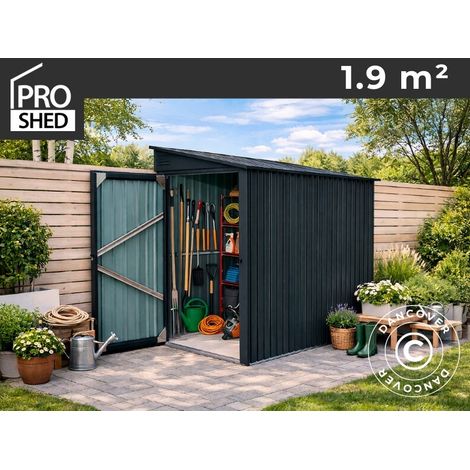 Garden shed, 1.03x1.85x1.9 m, ProShed®, 1.9 m2, Anthracite