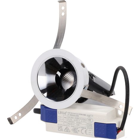 COB-LED-Einbaustrahler für die Decke – 5 W – Verstellbar – Niedrige Lichtstreuung – Ø 50 mm (1/4)