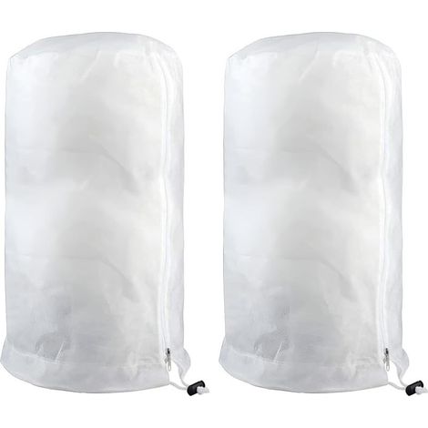 Voile Hivernage Plante,2 pièces 180x100cm cm Housse Hivernage Plante,Housse Hivernage Plante avec Cordon de Serrage et Zipper,Housse de Protection pour Plantes Réutilisable (1/5)