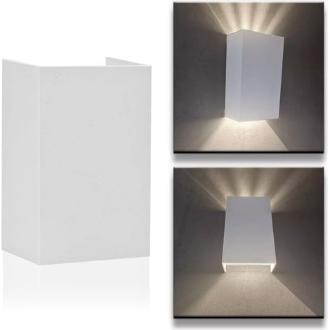 Applique LED 10W per Interno ed Esterno, Doppia Luce, IP65 3000k