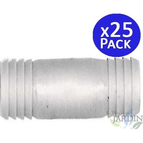 25 Stück Verbindungsstücke 7 mm für Flexrohr, Ideal für Verbindungen in Bewässerungs und Wassersystemen